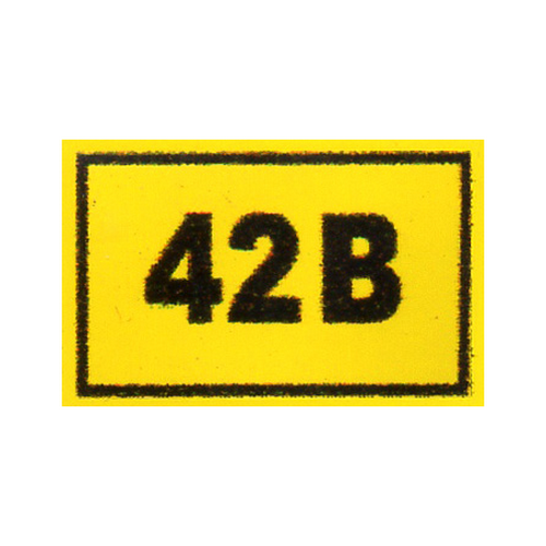 Наклейка "42в"